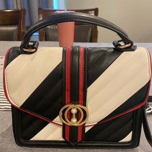 Aldo Nendadith Red, Black and white bag